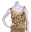 A Genny Gold Sequin Top