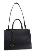 A Fendi Black Leather 2Jours Medium Satchel