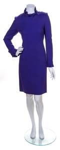 A Carolina Herrera Purple Dress