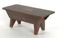 American painted footstool 19th c