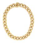 An 18 Karat Yellow Gold Oval Link Necklace David Yurman