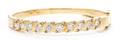 An 18 Karat Yellow Gold and Diamond Bracelet