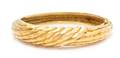An 18 Karat Yellow Gold Bangle Bracelet