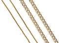 A Collection of 10 Karat Yellow Gold Chains