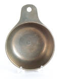 Chester County Pennsylvania pewter tab handle porringer early 19th c