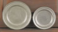 Two Philadelphia pewter plates ca 1800