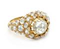 A Fine Gold and Rose Cut Diamond Ring Circa 1890