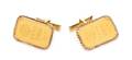 A Pair of Yellow Gold and Swiss Ingot Cufflinks