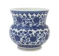 A Blue and White Porcelain Spittoon