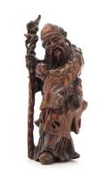 A Carved Wood Figure of