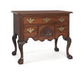Pennsylvania Chippendale mahogany dressing table