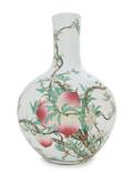 A Large Famille Rose Porcelain Vase