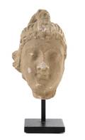 A Gandharan Stucco Head of a Male