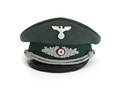 WWII German army officers visor cap