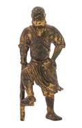 A Gilt Wood Figure of an Immortal