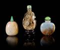 Three Jadeite Snuff Bottles