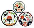 Three Gaudy Dutch plates 19th c