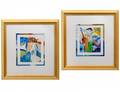 TWO HESSAM ABRISHAMI COLOR PRINTS Iranian Born 1