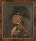 American primitive oil on canvas portrait ca 1800