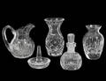 GROUP OF FIVE WATERFORD CRYSTAL OBJECTS