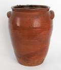 Large redware crock