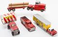 Lot of Four Vintage Toy Trucks Japanese and American