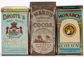 Three Cocoa Tins Including Drostes Cocoa Droste