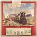 Three Large Pennsylvania Railroad Calendar Sheets