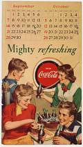 Two CocaCola Advertising Pieces Including a vintage