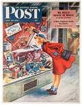 Saturday Evening Post Newsstand Poster New York 1947