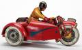 Big Red 0158 with Sidecar France JML