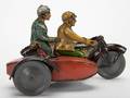 Antique Tin Litho Motorcycle Spanish second quarter
