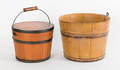 Two Enfield New Hampshire shaker buckets late 19th c