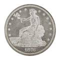 Us 1876 trade dollar 100 coin
