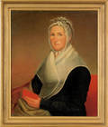 Pennsylvania oil on canvas portrait of Jane Godrey