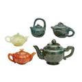 Chinese hardstone tea pots