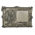 Spanish silver plaque