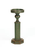 Painted pine pedestal