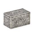 French repousse silver box