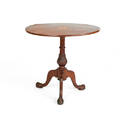 Chippendale style mahogany tea table