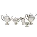 Gorham edgeworth sterling silver tea set