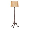 George iii style mahogany floor lamp
