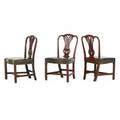 George iii mahogany side chairs
