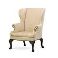 George ii mahogany wing chair