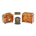 Tortoiseshell veneered boxes