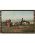 RICHARD KARLOVICH ZOMMER RUSSIAN 18661939 Bedouins at a Campsite