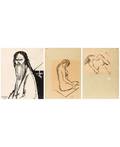 MIKHAIL VADIMOVICH LIBAKOV RUSSIAN 18891953 A group of three drawings