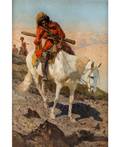 FRANZ ALEKSEEVICH ROUBAUD RUSSIAN 18561928 The Circassian Horseman