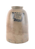 Stoneware merchants crock attributed to Remmey 19th c