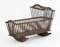 Rare Pennsylvania windsor cradle ca 1800